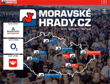 Tablet Screenshot of moravskehrady.cz